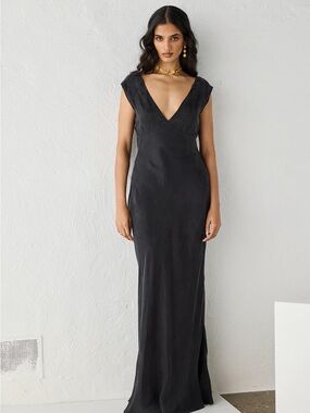 VRG Girl Black Valya Maxi Dress SIZE 8